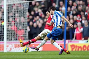Arsenal - 26-01-2013 Prints: A Home Battle: Brighton & Hove Albion vs Arsenal (January 26, 2013)