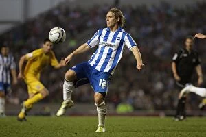 Images Dated 27th September 2011: A Home Game Battle: Brighton & Hove Albion vs. Crystal Palace (2011-12 Season)