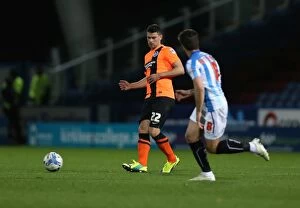 Images Dated 21st October 2014: Huddersfield vs Brighton: Danny Holla in Action during the Championship Clash at John Smiths