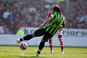 Nottingham Forest - 24-03-2012 Prints: Inigo Calderon in Action: Brighton & Hove Albion vs