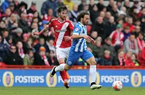 Images Dated 2nd May 2015: Inigo Calderon in Action: Middlesbrough vs. Brighton & Hove Albion, May 2015 (Sky Bet Championship)