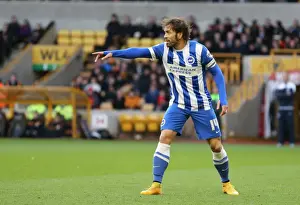 Wolverhampton Wanderers 20DEC14 Prints: Inigo Calderon in Action: Wolverhampton Wanderers vs Brighton and Hove Albion