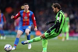 Images Dated 1st December 2012: Inigo Calderon of Brighton & Hove Albion in Action Against Crystal Palace, Npower Championship