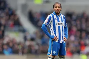 14/15 Squad Prints: Inigo Calderon: A Seagulls Legend - Brighton and Hove Albion FC