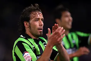 14/15 Squad Prints: Inigo Calderon: A Seagulls Legend - Brighton & Hove Albion FC