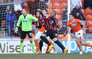 Blackpool 31JAN15 Prints: Inigo Calderon: Sky Bet Championship Clash at Blackpool (31st January 2015)