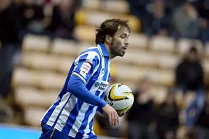Wolves - 10-11-2012 Prints: Inigo Calderon Throws In: Brighton & Hove Albion vs