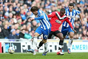 2013 Prints: Inigo Calderon's Electric Performance: Brighton & Hove Albion vs Huddersfield Town