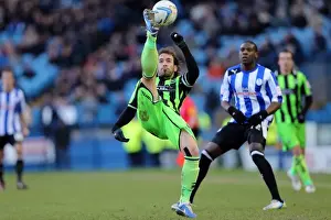 Sheffield Wednesday - 02-02-2013 Prints: Inigo Calderon's Epic Overhead Kick: Sheffield Wednesday vs
