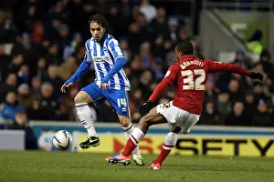 Charlton Athletic - 02-04-2013 Prints: Inigo Calderon's Focus: Brighton & Hove Albion vs Charlton Athletic (April 2013)