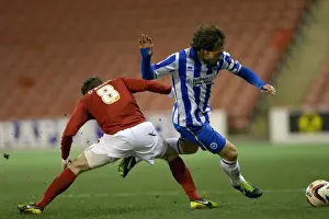 Barnsley - 12-03-2013 Prints: Inigo Calderon's Thrilling Performance: Barnsley vs
