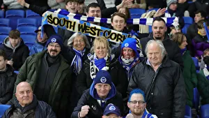 Intense Action: Brighton & Hove Albion vs. Chelsea, 18JAN22 - Premier League Clash at American Express Community Stadium