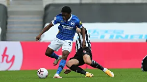 Intense Action: Newcastle United vs. Brighton and Hove Albion at St James Park (2020-21 Premier League)