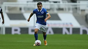 Intense Action: Newcastle United vs. Brighton and Hove Albion at St James Park (2020-21 Premier League)