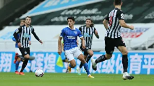 Intense Action: Newcastle United vs. Brighton and Hove Albion at St James Park (2020-21 Premier League)