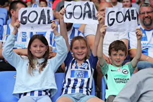 Intense Action: Reading vs. Brighton & Hove Albion Pre-Season Clash at Select Car Leasing Stadium (23JUL22)