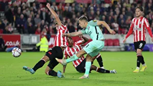 Intense Battle: Brighton and Hove Albion vs. Brentford (14OCT22) - Premier League Showdown