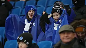 Burnley 19FEB22 Prints: Intense Battle: Brighton vs. Burnley in the Premier League (19FEB22)