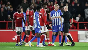Intense Battle: Premier League Showdown - Brighton and Hove Albion vs. Nottingham Forest (25NOV23)