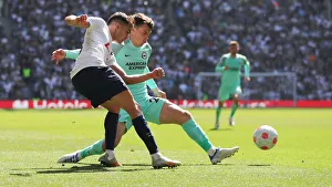 Intense Battle: Tottenham Hotspur vs. Brighton and Hove Albion - Premier League Rivalry (16APR22)