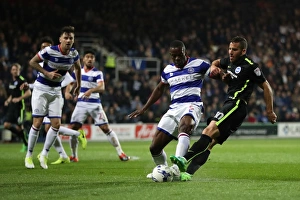 QPR 07APR17 Prints: Intense Championship Battle: QPR vs. Brighton & Hove Albion at Loftus Road (07APR17)
