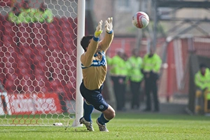 Nottingham Forest - 24-03-2012 Prints: Intense Championship Clash: Peter Brezovan vs