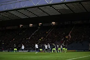 Panorama Prints: Intense Championship Clash: Preston North End vs Brighton and Hove Albion at Deepdale (14Jan17)
