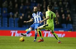 Images Dated 23rd January 2016: Intense Championship Showdown: Brighton & Hove Albion vs. Huddersfield Town (23rd January 2016)