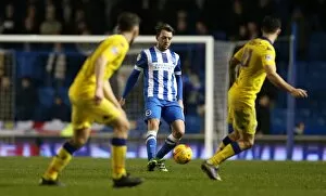 Images Dated 29th February 2016: Intense Championship Showdown: Brighton & Hove Albion vs. Leeds United - February 2016
