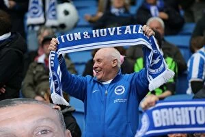 Images Dated 2nd May 2016: Intense Championship Showdown: Brighton and Hove Albion vs. Derby County (02.05.2016)