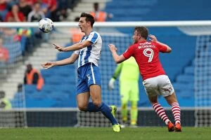 Images Dated 24th September 2016: Intense Championship Showdown: Brighton and Hove Albion vs. Barnsley (24SEP16)