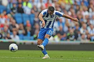 Images Dated 24th September 2016: Intense Championship Showdown: Brighton and Hove Albion vs Barnsley (24SEP16)