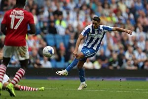 Images Dated 24th September 2016: Intense Championship Showdown: Brighton and Hove Albion vs Barnsley (24SEP16)