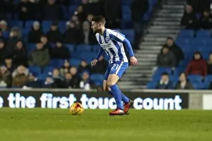 Images Dated 24th January 2017: Intense Championship Showdown: Brighton & Hove Albion vs. Cardiff City (January 2017)