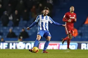 Images Dated 24th January 2017: Intense Championship Showdown: Brighton and Hove Albion vs. Cardiff City (24Jan17)