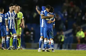 Huddersfield Town 23JAN16 Prints: Intense Championship Showdown: Brighton & Hove Albion vs