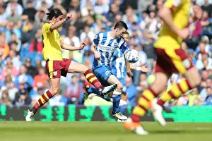 Intense Championship Showdown: Brighton and Hove Albion vs. Burnley (April 2016)