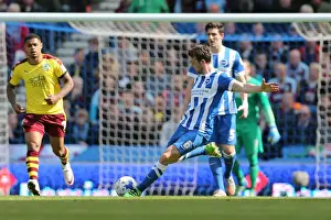 Burnley 02APR16 Prints: Intense Championship Showdown: Brighton and Hove Albion vs. Burnley (April 2016)