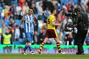 Intense Championship Showdown: Brighton and Hove Albion vs. Burnley (April 2016)