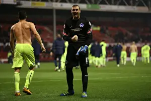 Celebrate Prints: Intense Championship Showdown: Brighton and Hove Albion vs. Nottingham Forest (11APR16)