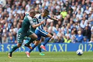 Intense Championship Showdown: Brighton and Hove Albion vs. Wigan Athletic (17APR17)