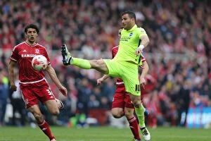 Images Dated 7th May 2016: Intense Championship Showdown: Middlesbrough vs. Brighton & Hove Albion at Riverside Stadium