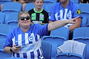 Images Dated 26th August 2023: Intense Clash: Brighton & Hove Albion vs. West Ham United in the 2023/24 Premier League at