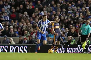 Newcastle United 28FEB17 Prints: Intense EFL Sky Bet Championship Showdown: Brighton & Hove Albion vs