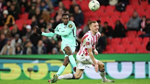 Images Dated 28th February 2023: Intense FA Cup Fifth Round Clash: Stoke City vs. Brighton and Hove Albion at Bet365 Stadium