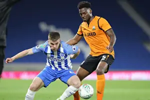 Barnet 22AUG17 Prints: Intense Face-off: Connolly vs. Santos in the EFL Cup (2017) - Brighton & Hove Albion vs