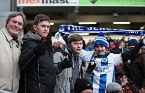 Brentford 17JAN15 Prints: Intense Fan Rivalry: Brighton & Hove Albion vs. Brentford (17 January 2015)