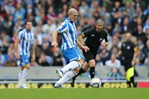 Middlesbrough - 20-10-2012 Prints: Intense Focus: Adam El-Abd's Concentration in Brighton & Hove Albion vs Middlesbrough (Npower Championship)