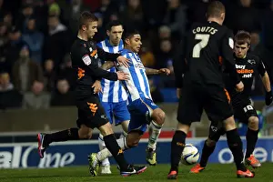 Derby County - 12-01-2013 Prints: Intense Liam Bridcutt: Brighton & Hove Albion vs Derby County (January 12)