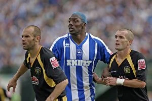 Images Dated 31st October 2007: Intense Match Action: Brighton & Hove Albion vs Yeovil Town (2007-08)